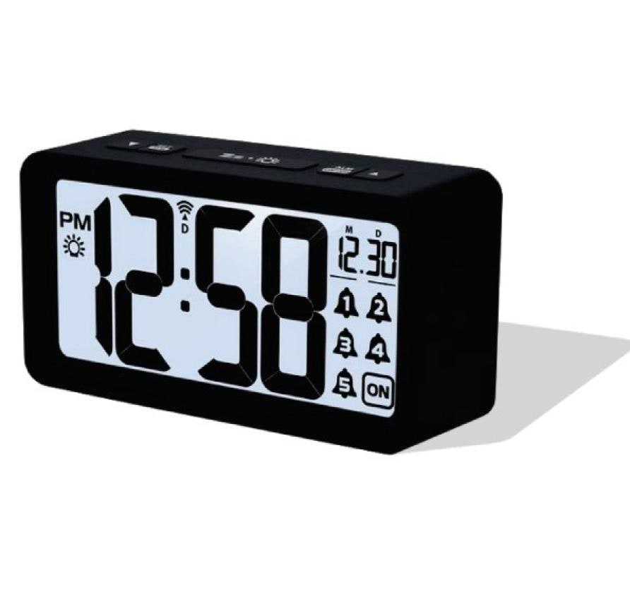 Technoline Réveil radio-piloté WT 496 Noir