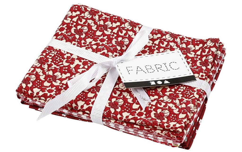 Creativ Company Tissu Fabric 4 parties, 45 cm 55 cm