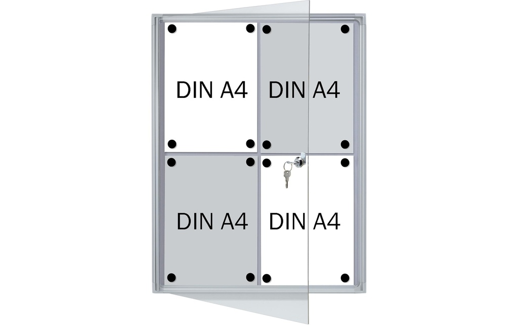 Franken Vitrine X-tra!Line 4 x A4