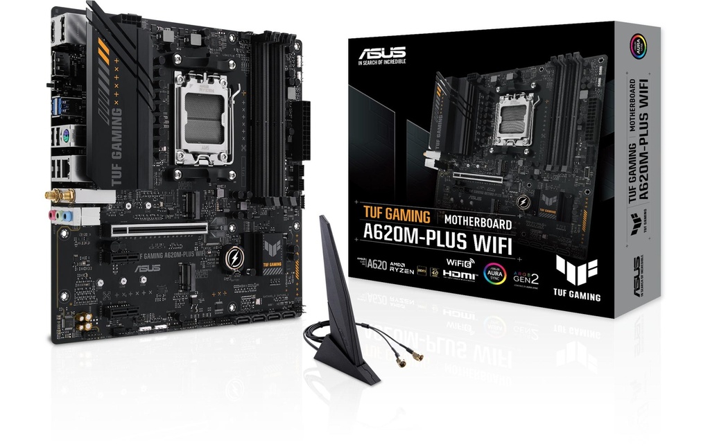 ASUS Carte mère TUF GAMING A620M-PLUS WIFI
