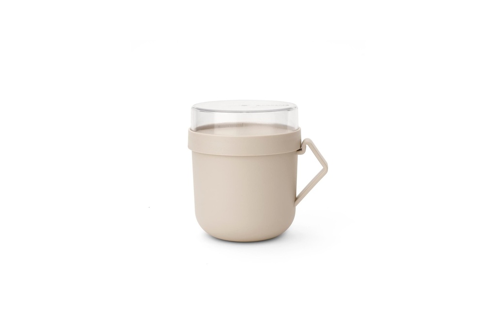 Brabantia Contenant pour la soupe Make & Take 600 ml, Beige