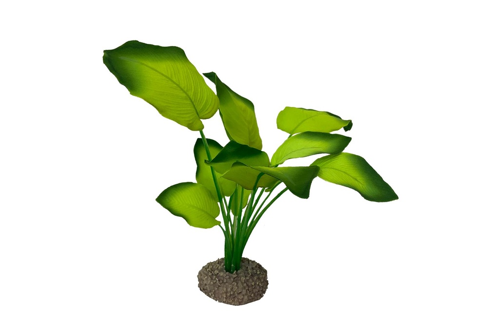 AquaDella Plante artificielle Anubias 3, 20 cm