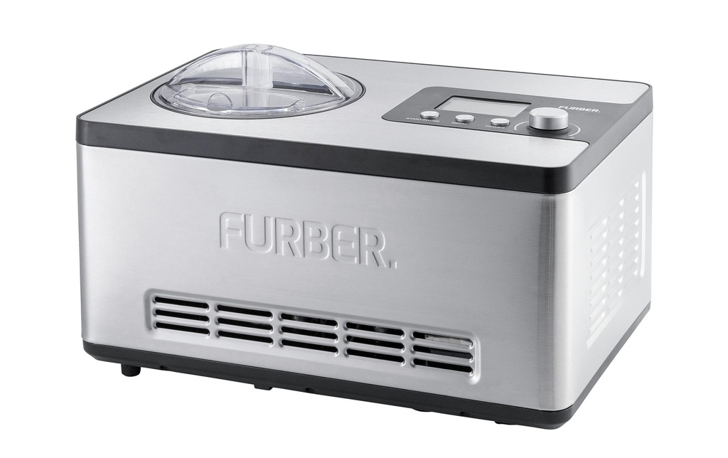 FURBER Machine à glace Luigi Pro 1.5 l, Acier inoxydable