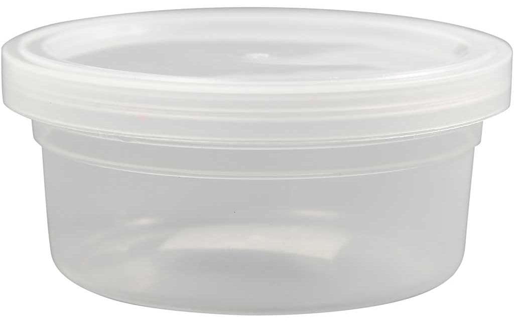 Creativ Company Moule en plastique Boîte avec couvercle 125 ml, 20 Pièce/s