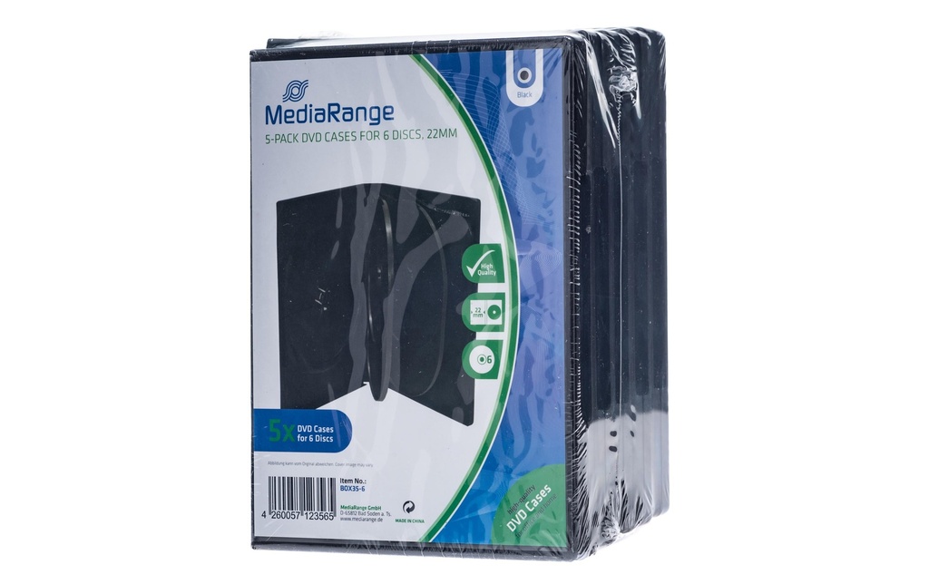 MediaRange Housse DVD 6 Disc