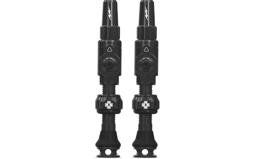 Muc-Off Vannes sans tube Big Bore Lite 65 mm, noir