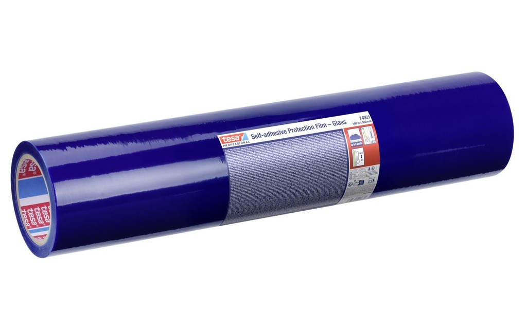 tesa Film de protection autocollant 1x rouleau de 100 m x 50 cm