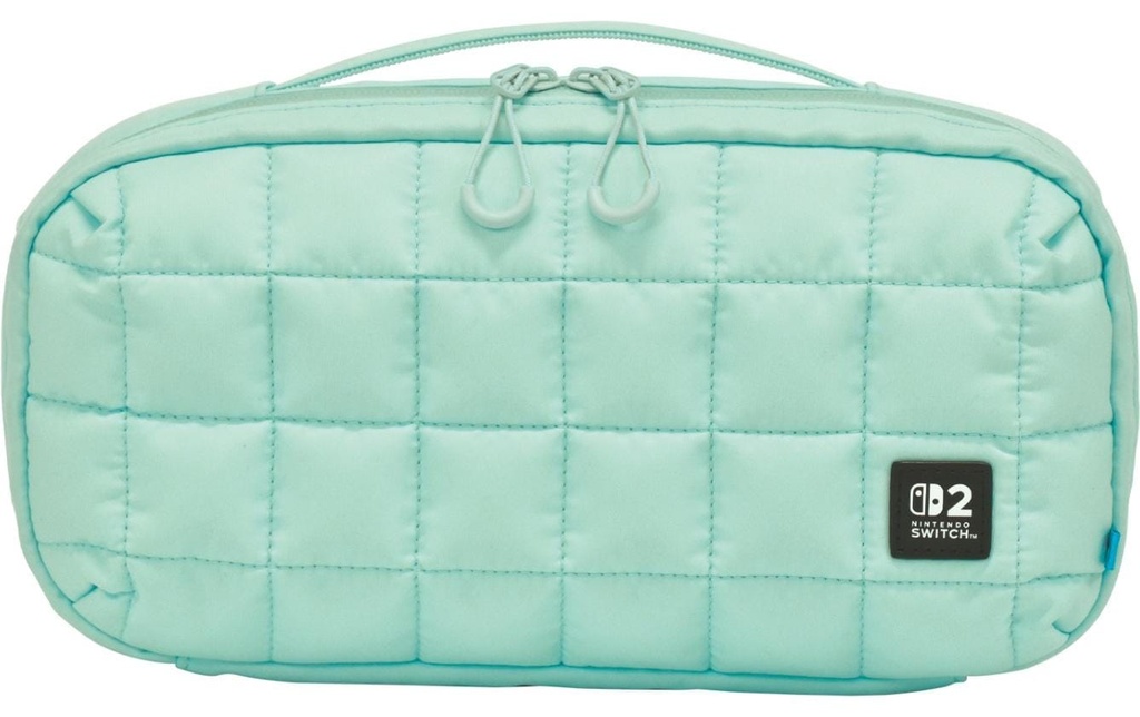 Hori Étui pour Nintendo Switch 2 Green Quilted