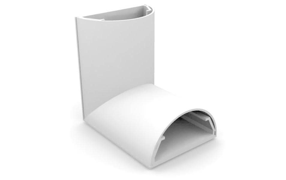 Multibrackets Angle de 90° 50 mm Blanc