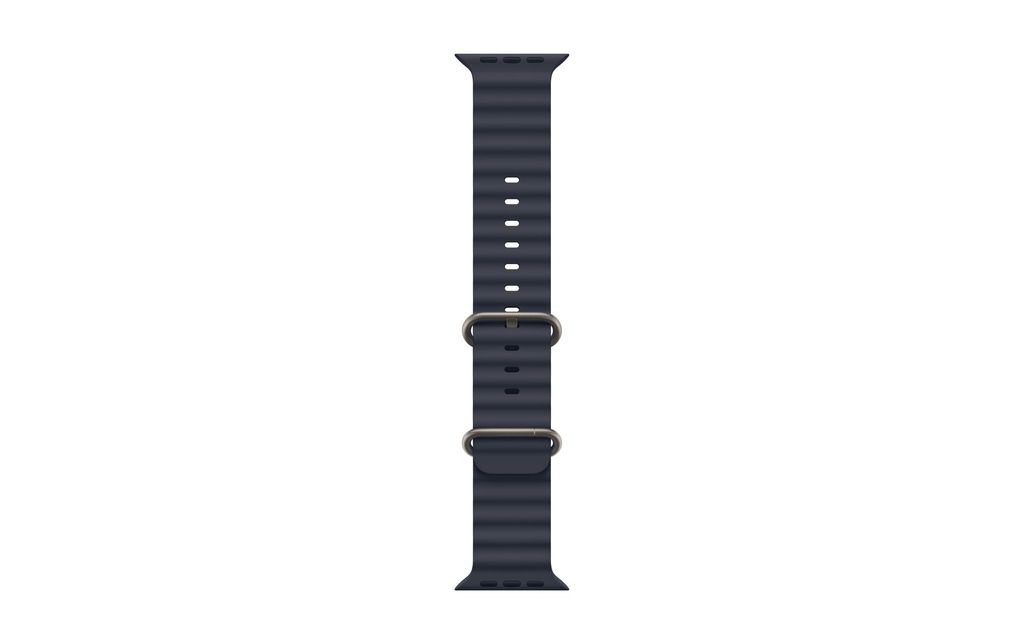 Apple Bande océanique 49 mm Océan marine/gris