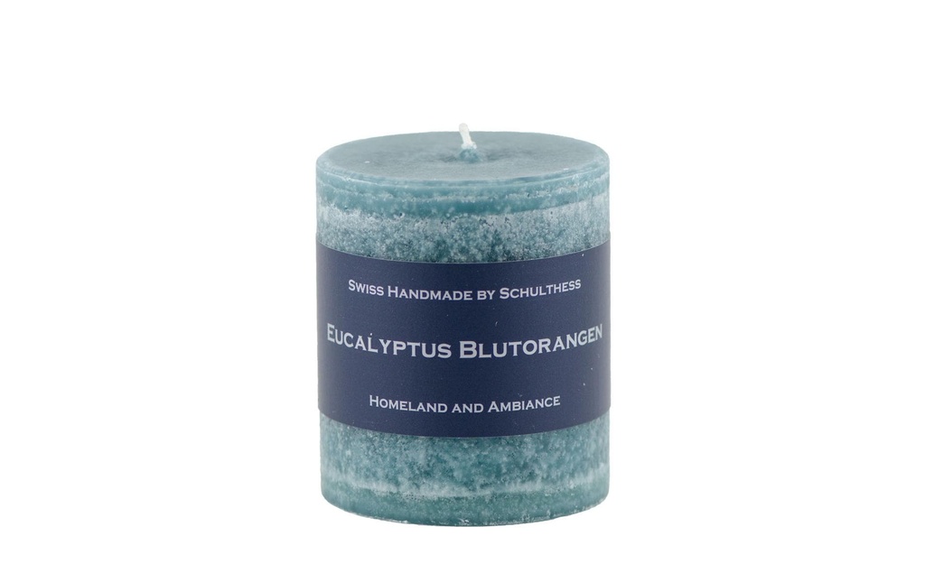Schulthess Kerzen Bougie parfumée Eucalyptus Blutorangen 7 x 8 cm