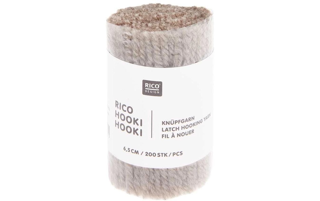 Rico Design Fil à nouer Hooki Galet
