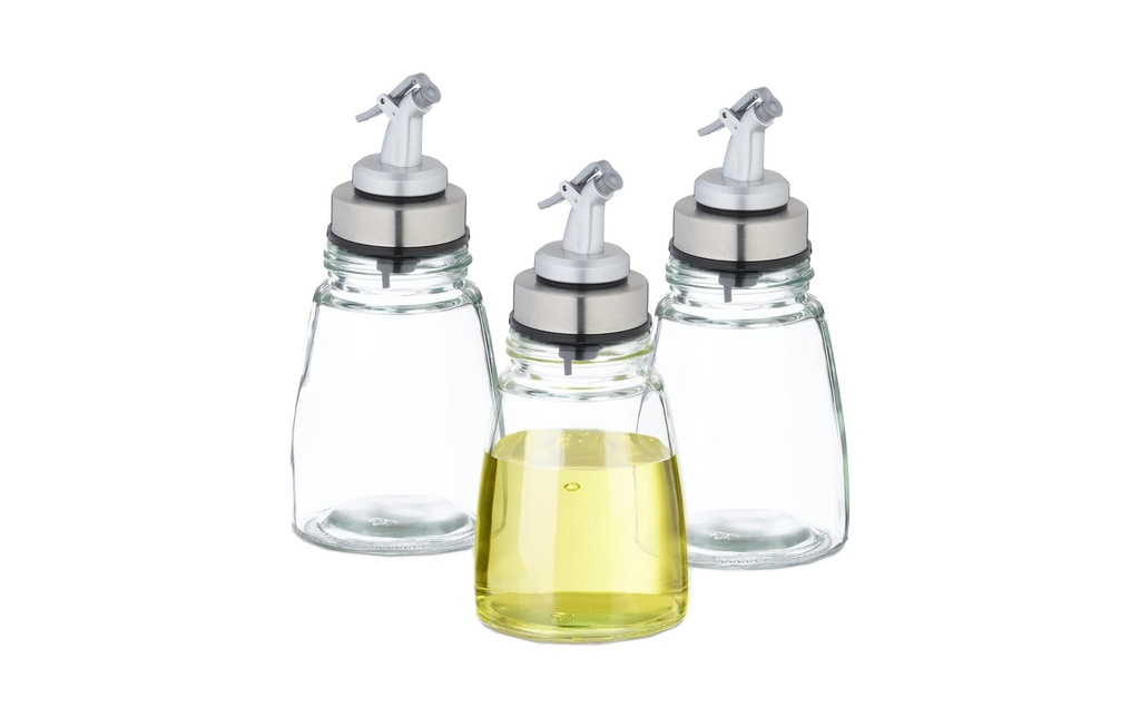 relaxdays Huilier 3 pièces, 200 ml