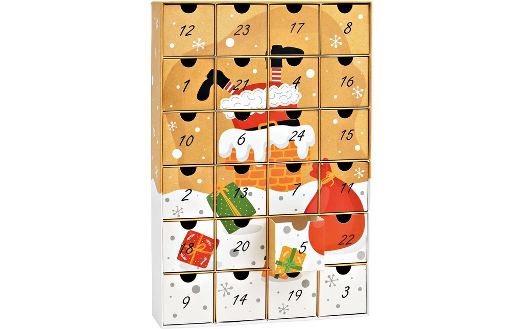 G. Wurm Calendrier de l’Avent Nicolas 26 x 39 x 6 cm