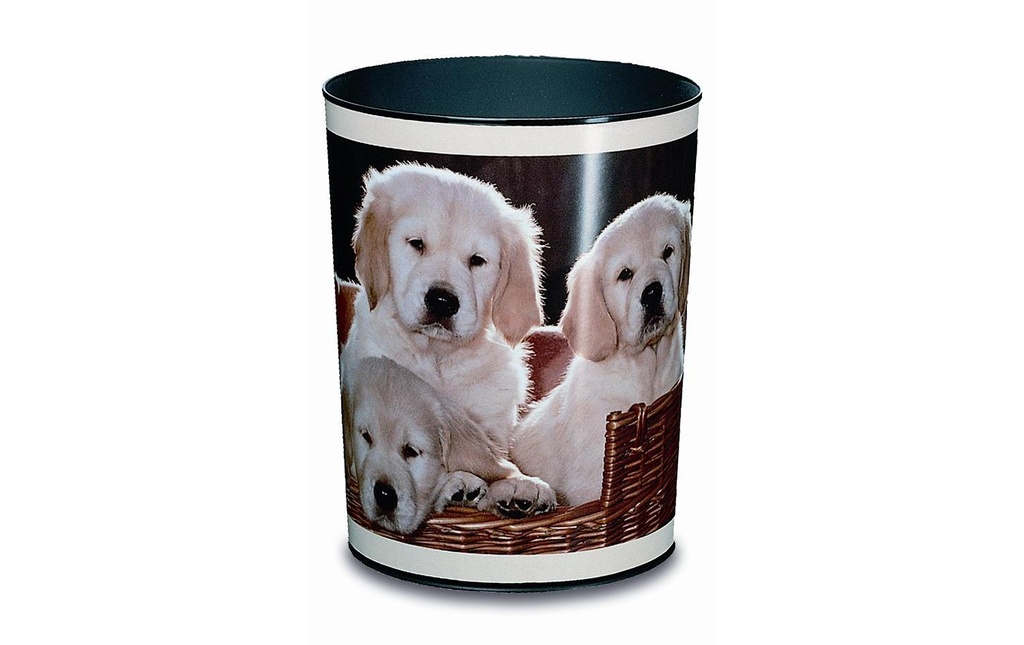 Läufer Corbeille à papier 13 L, chiens
