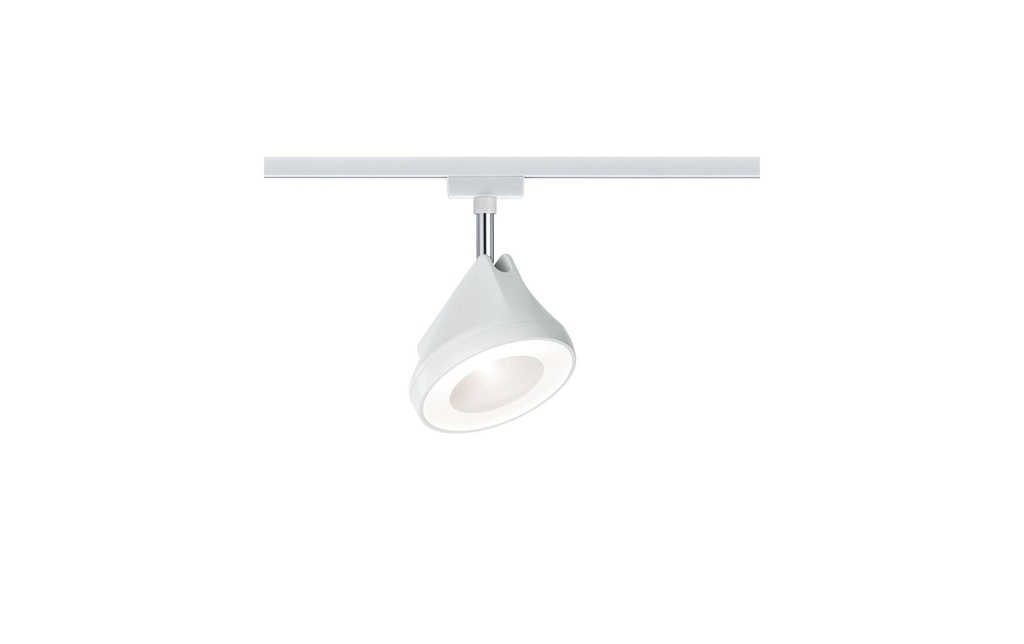 Paulmann Spot LED sur rail URail Arena, 15 W, 2700 K, blanc/chrome