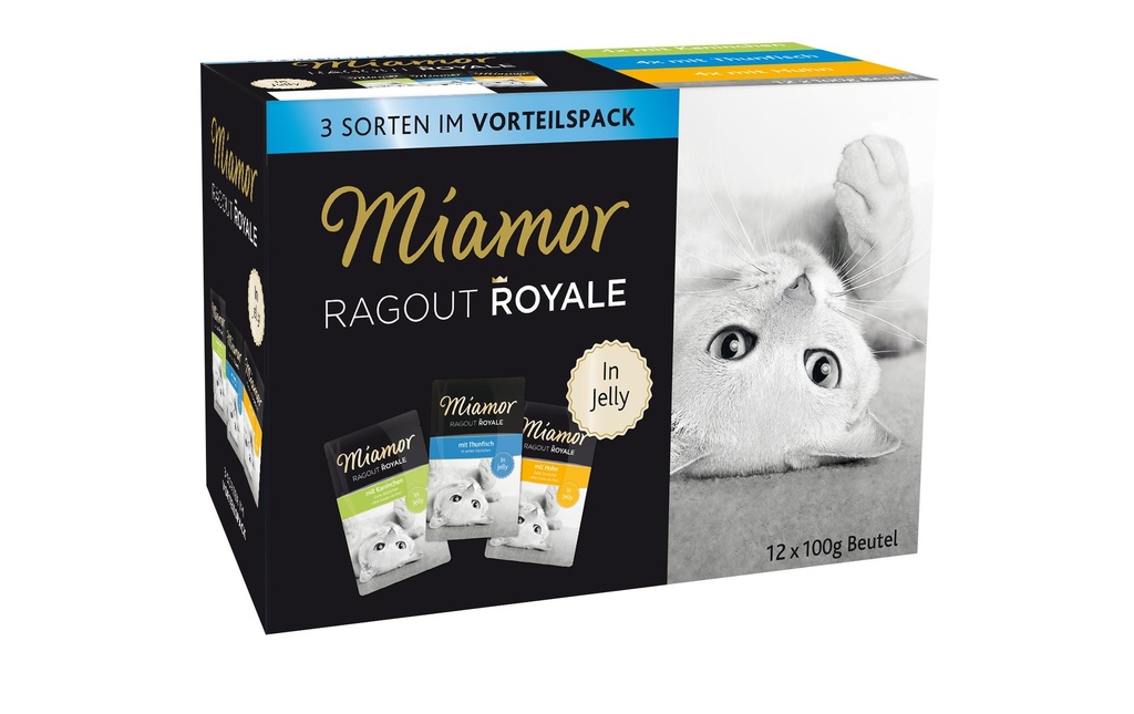 Miamor Alimentation humide Ragout Royale Gelée Multipack 12 x 100 g