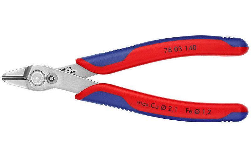 Knipex Pinces coupantes de côté pour l’électronique Super Knips XL 140 mm rusé