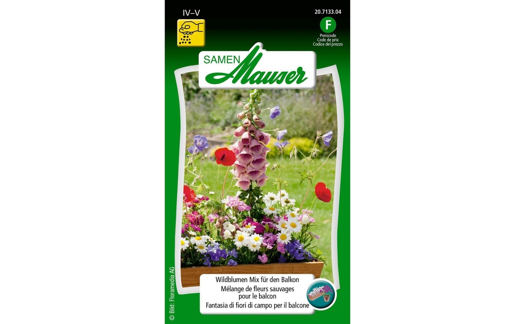 Samen Mauser Semence Balcon mixte de fleurs sauvages