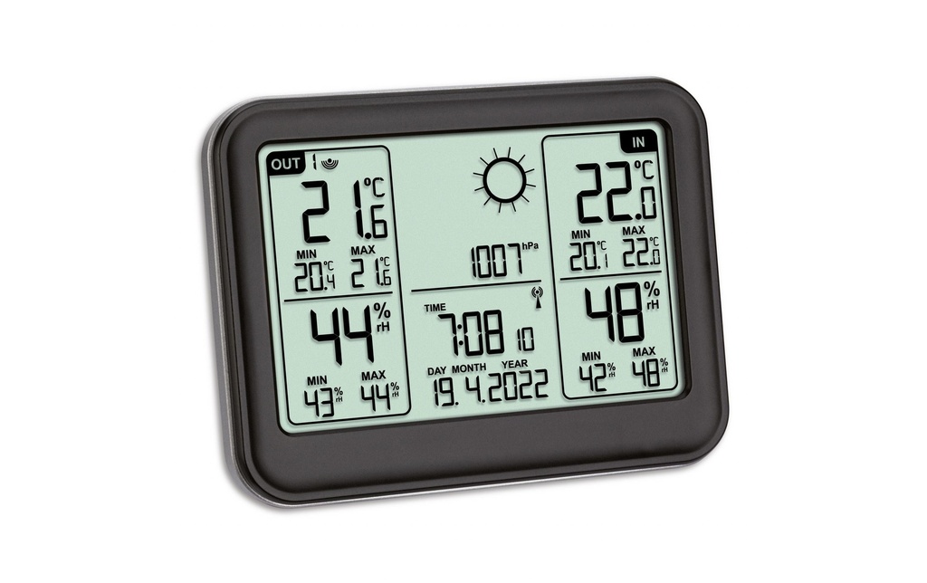 TFA Dostmann Station météo Memo, Noir