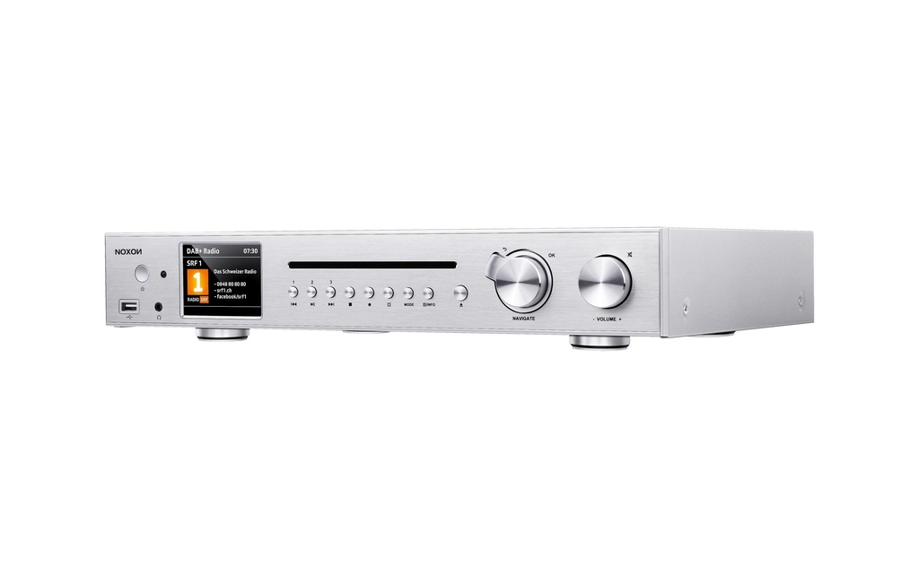 Noxon Tuner radio A571 CD Argenté