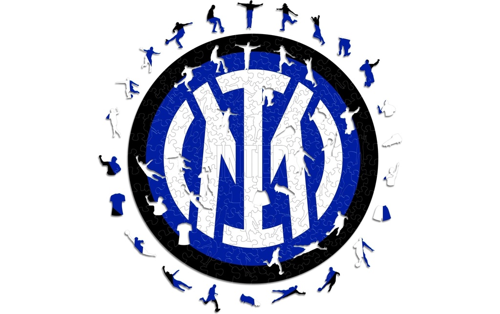 Iconic Puzzle Puzzle en bois FC Inter Mailand – Logo