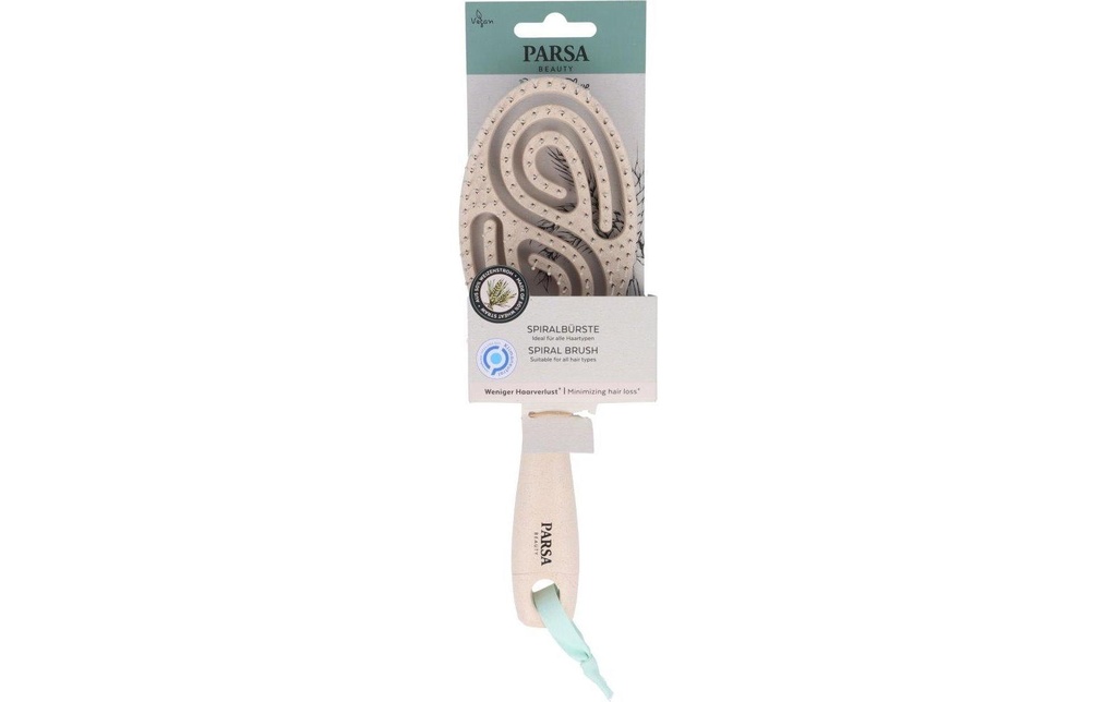 Parsa Beauty Brosse spirale Nature Love, grande, ovale 1 pièce