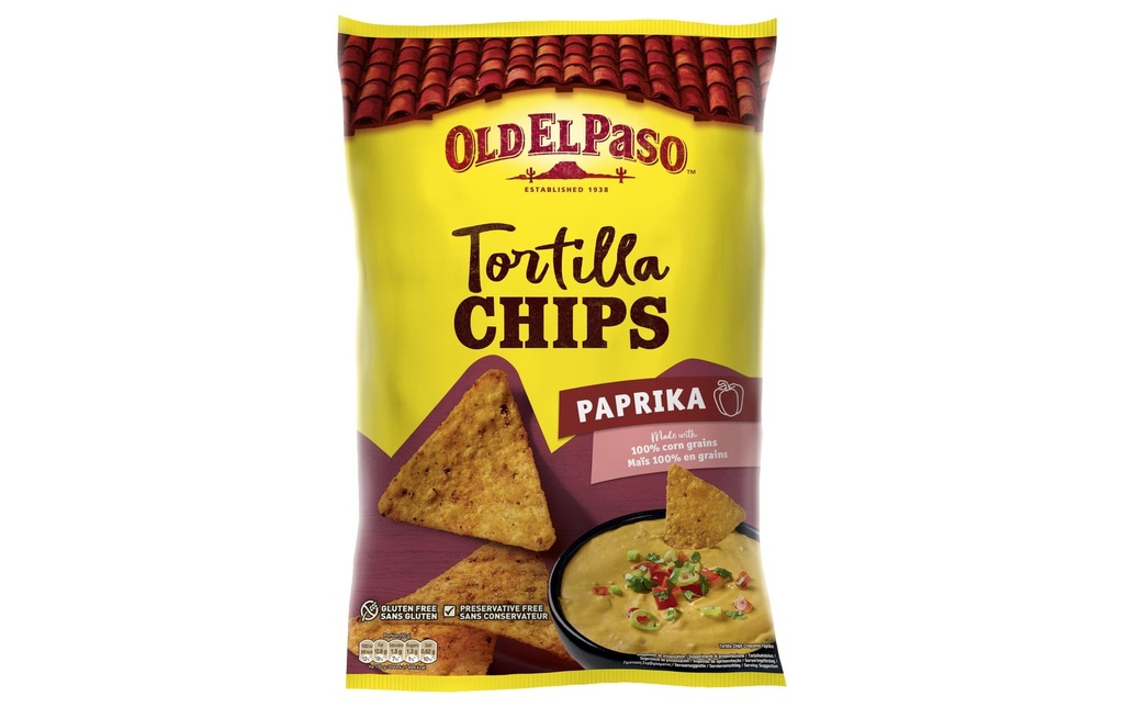 Old El Paso Tortilla Chips Poivron 185 g
