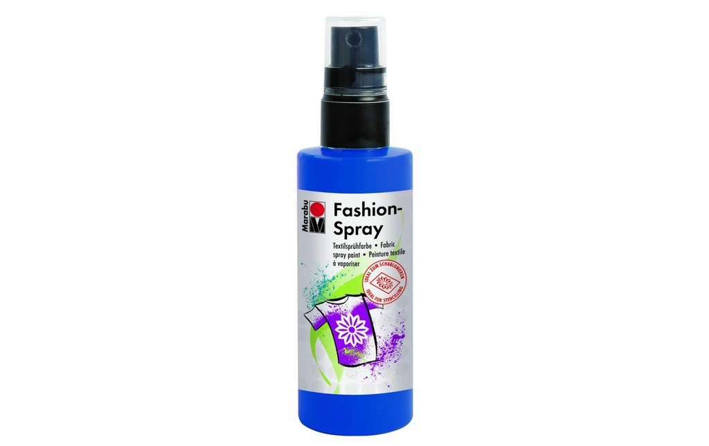 Marabu Peinture pour textile Fashion Spray 100 ml, Bleu