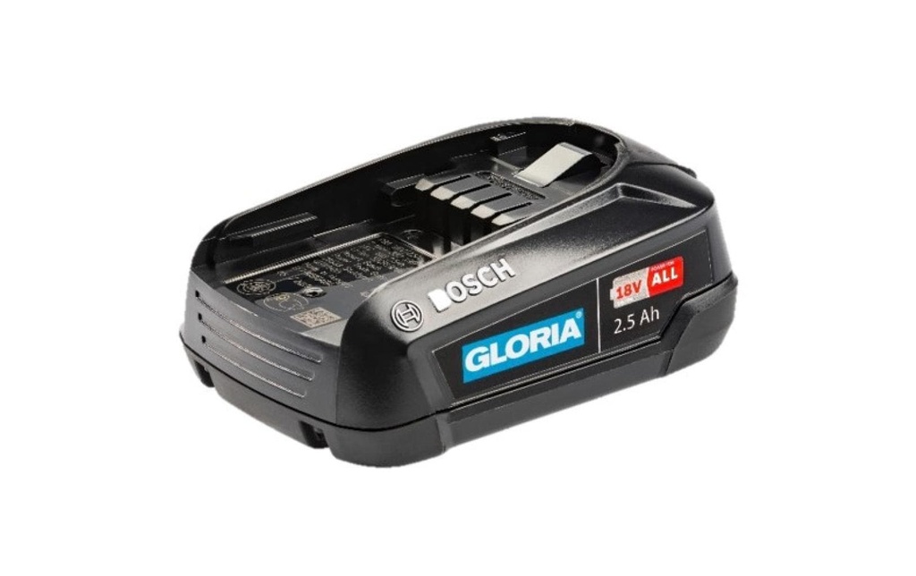 Gloria Batterie Bosch 2.5 Ah, Li-Ion