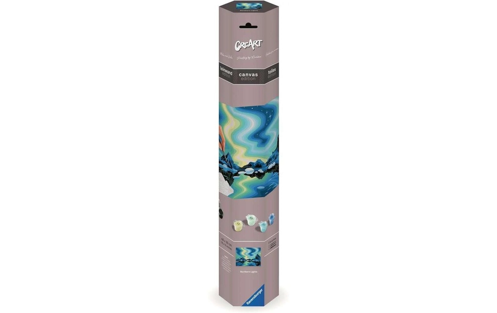Ravensburger Peinture avec chiffres CreArt – Northern Lights sur toile
