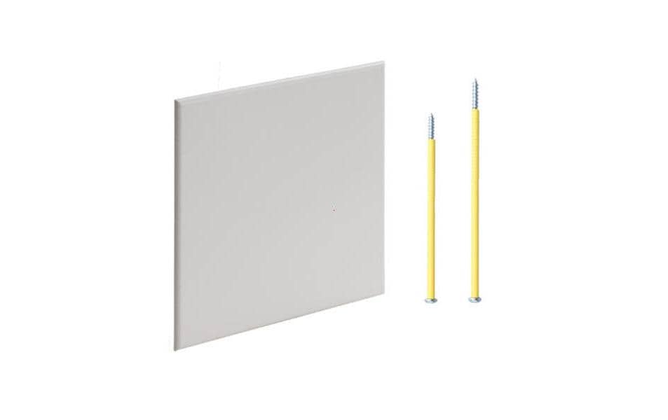 AGRO Couvercle à enficher 130 x 130 mm avec vis centrale