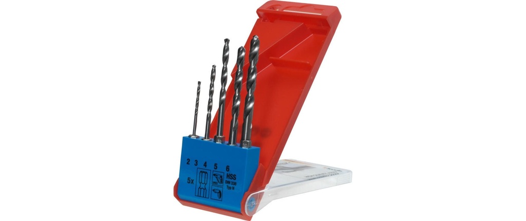 kwb Kits de forets HSS 2-6 mm 5-pièces