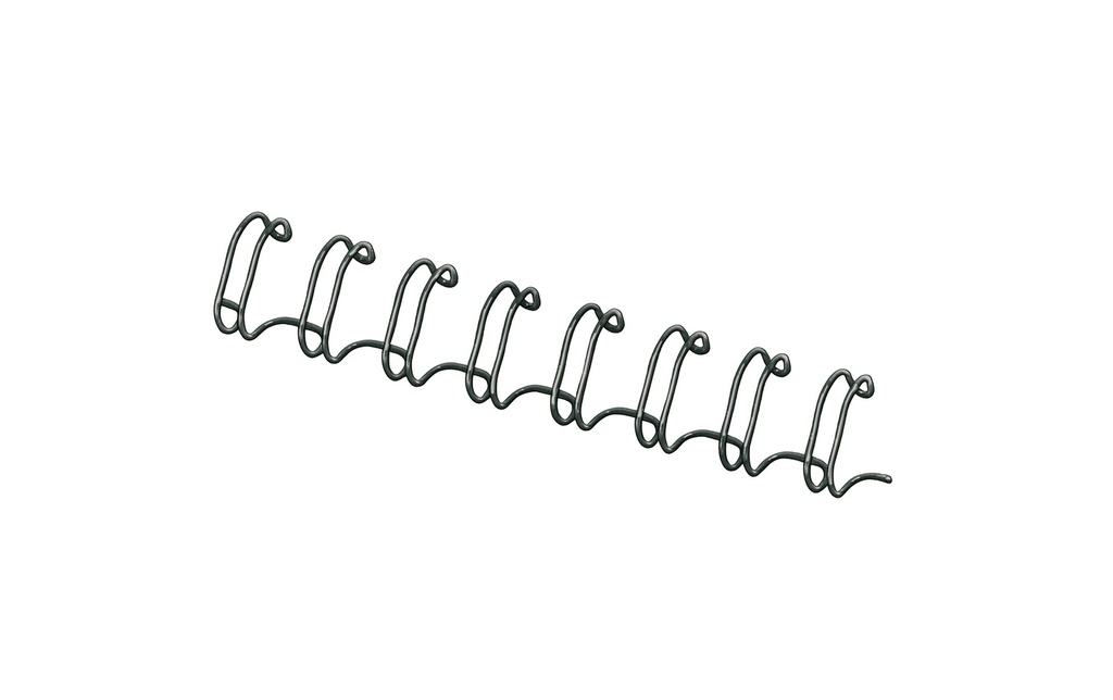Fellowes Peigne de reliure 6 mm Fil Noir