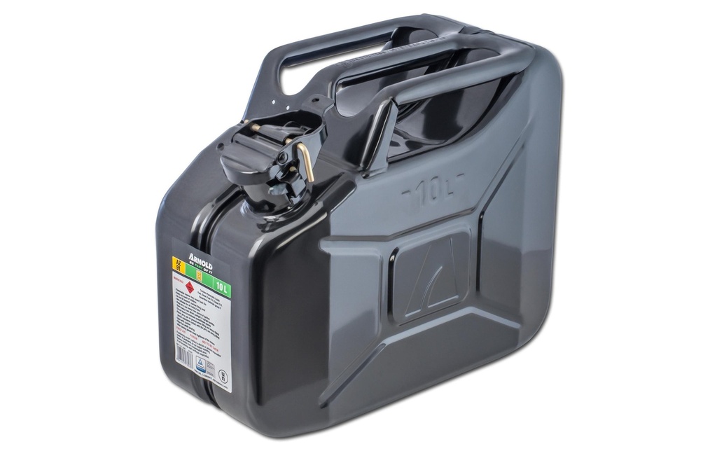 Arnold Bidon d’essence 10 l Métal noir