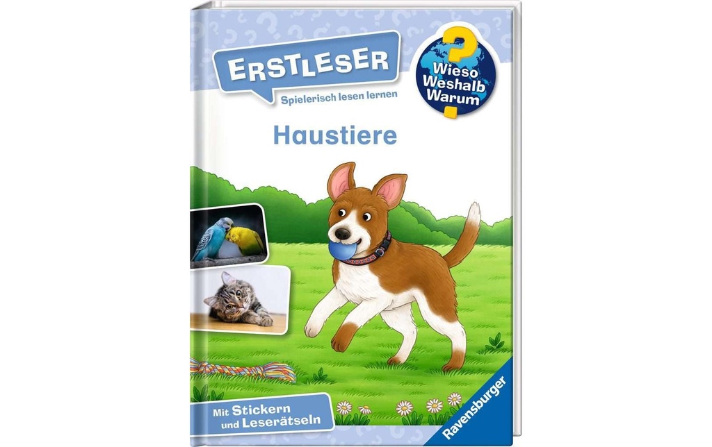 Ravensburger Livres pratiques pour enfants WWW Erstleser – Haustiere