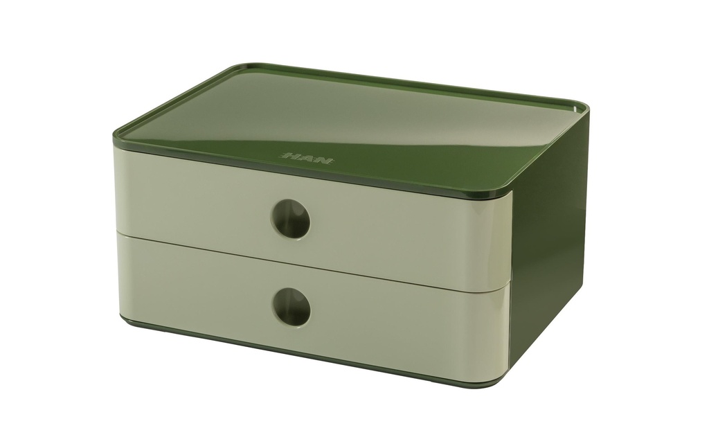 HAN Boîte à tiroirs Allison Smart-Box Plus 2 tiroirs, vert clair