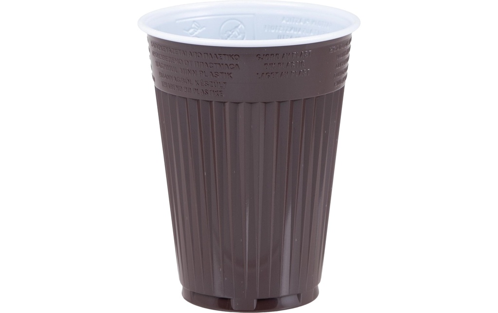 ELCO Tasses à café jetables 1,8 dl 3000 Pièce/s, Brun