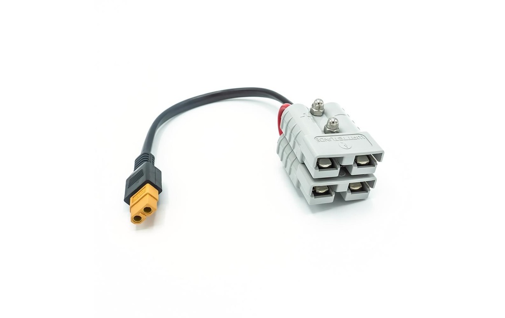 WATTSTUNDE Câble adaptateur XT60-A50.2-P XT60 femelle sur 2x Anderson A50