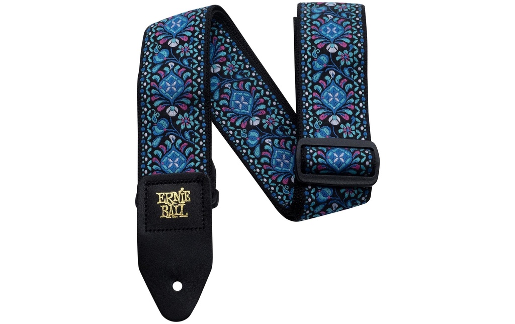 Ernie Ball Sangle de guitare Jacquard Indigo Orchid