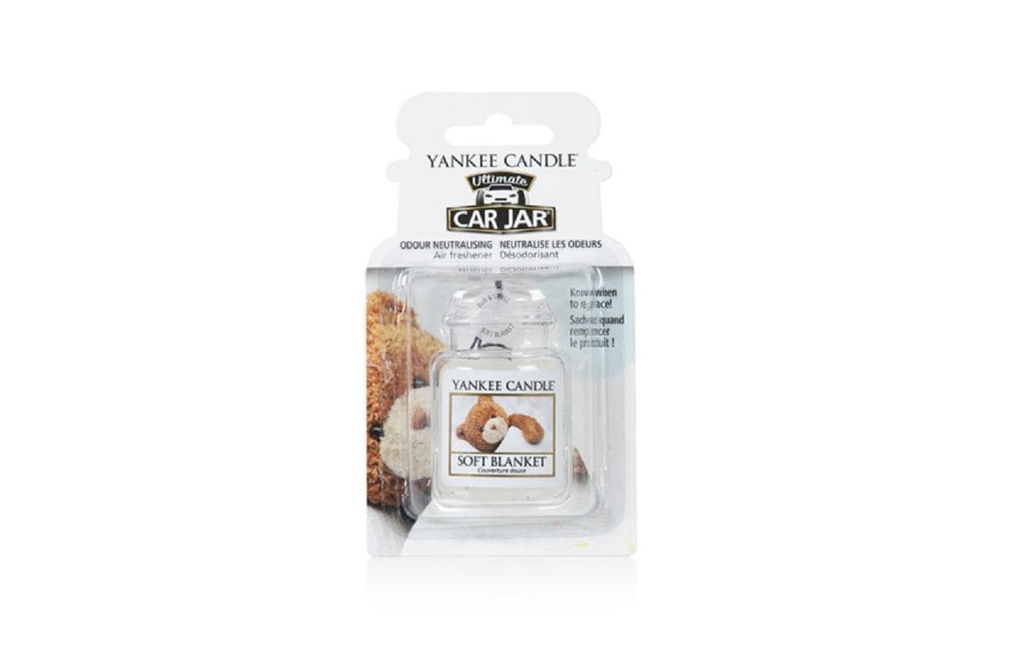 Yankee Candle Désodorisant pour voiture Car Jar Ultimate Soft Blanket