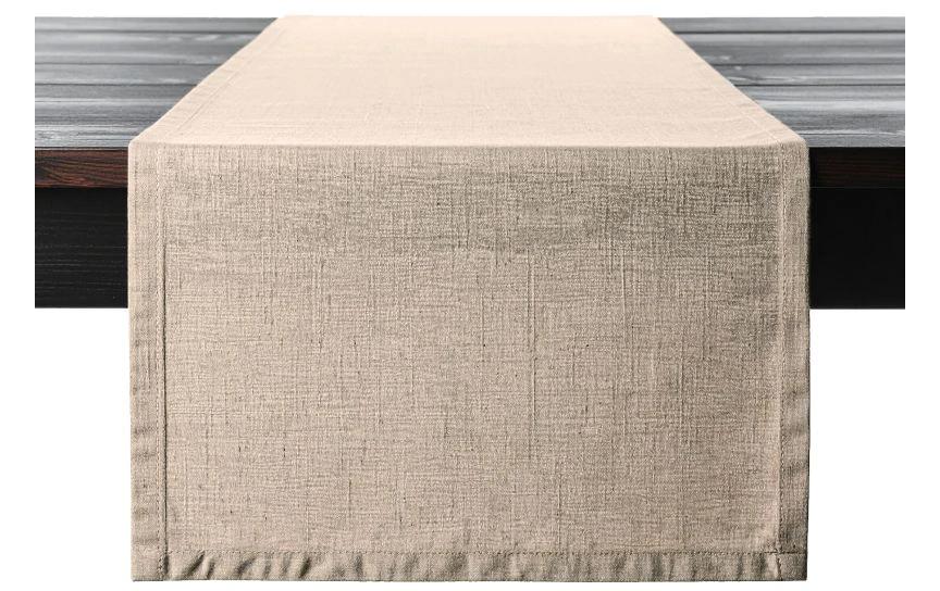 PROFLAX Chemin de table Toile 50 x 150 cm, sable