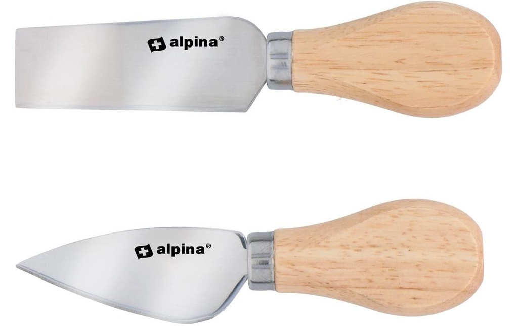 alpina Jeux de couteaux 2 pièces Argenté