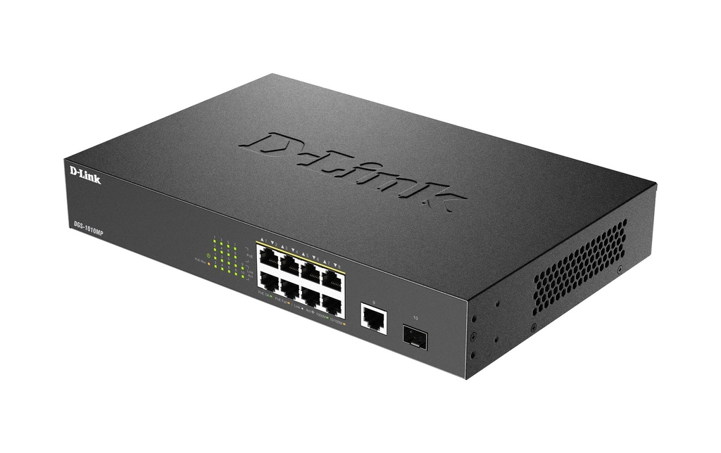 D-Link PoE+ Switch DGS-1010MP/E 10 ports