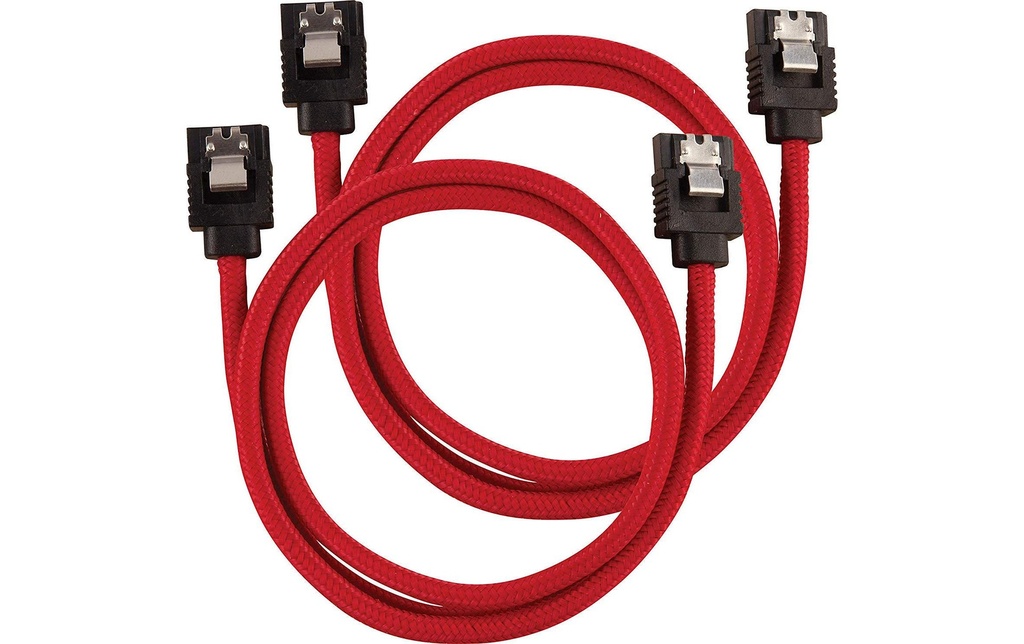 Corsair Câble SATA3 Premium Set Rouge 60 cm