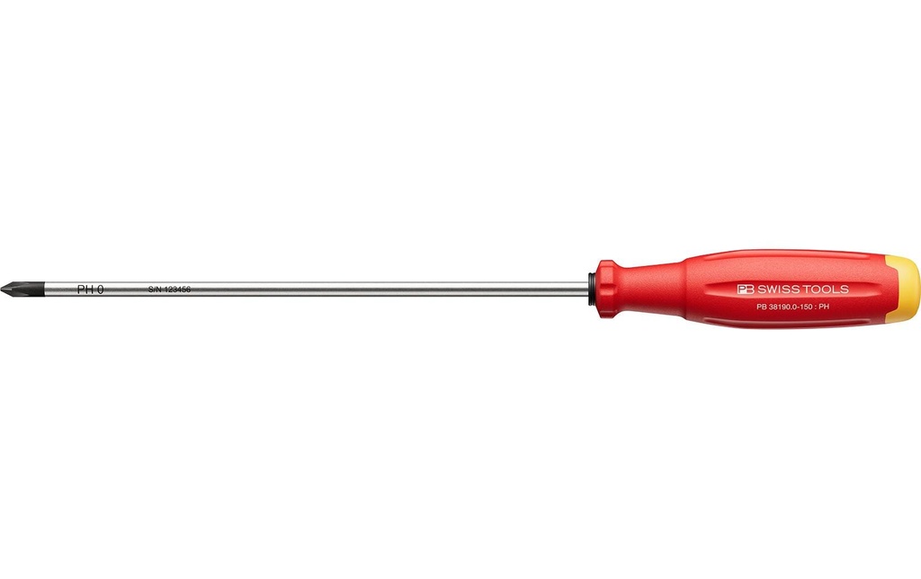 PB Swiss Tools Tournevis cruciforme SwissGrip Evo PH 0 150 mm Phillips