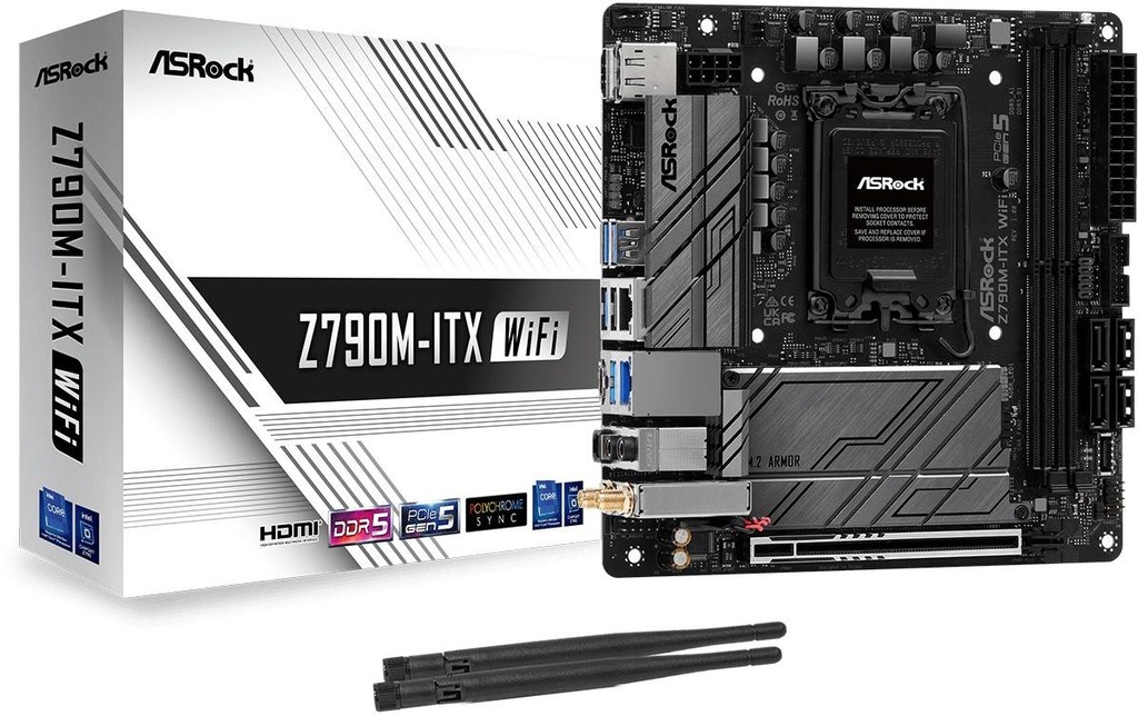 ASRock Carte mère Z790M-ITX WiFi