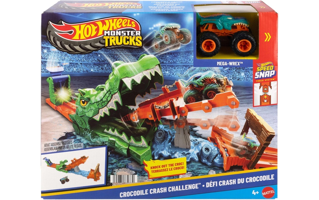 Hot Wheels Monster Trucks Crocodile Crash