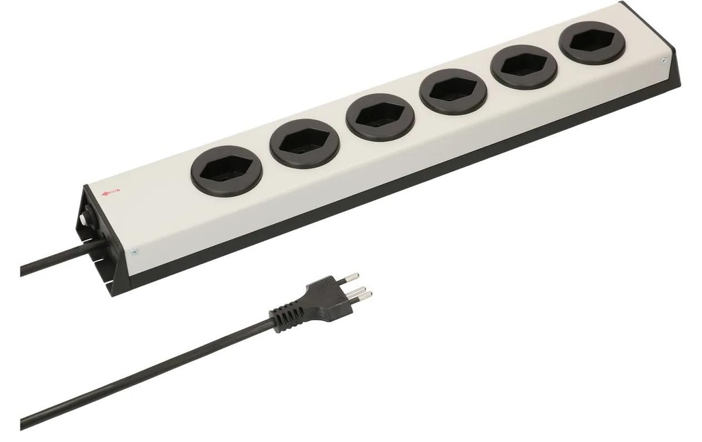 Max Hauri Bloc multiprises Power Line 6x T13
