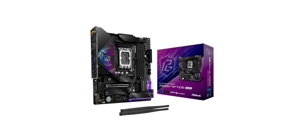 ASRock Carte mère Phantom Gaming Z890M Riptide WiFi
